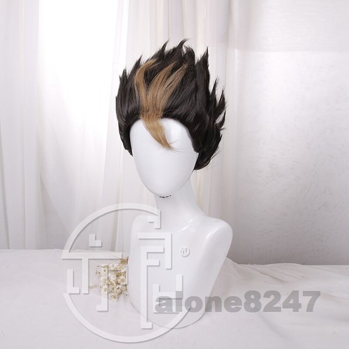 Yu Nishinoya Haikyuu!! Pelucas de pelo mixto estilo rascacielos Anime Cos sintéticas - Imagen 4 de 4