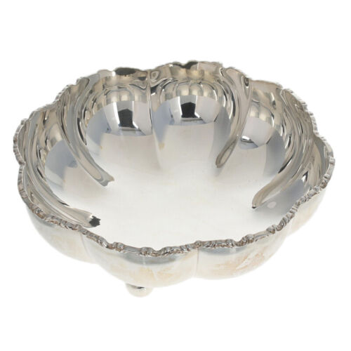 Argento Sterling Messicano Con da Servizio Ciotola - 925 Scallop M. O. K. Y F. . - Afbeelding 1 van 7