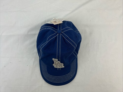 Los Angeles Dodgers Hat Cap Strap Back Blue White MLB Baseball Mens - Picture 15 of 15