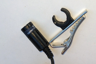 Sony Lavalier Mic, generic Sony Microphone w/ Professional Lav Clip, Stereo Mini