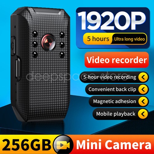 1080P HD Mini Body Camera 256G Sport Action Cam Night Vision Video Recorder - Picture 3 of 28