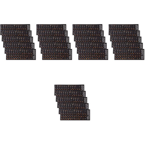 5 Pieces Russische Tastatur Aufkleber Tastaturaufkleber Tastaturfolie - Bild 7 von 12
