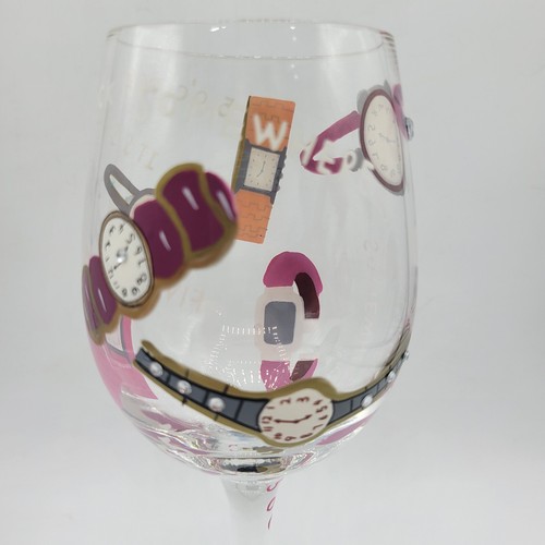 It's 5 O'Clock Somewhere Lolita Love My Wine Glass 9 Inches - Picture 4 of 12