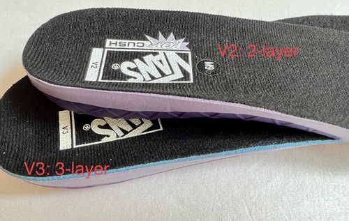 Vans PRO ULTRA POP VR3 Cush Insoles Arch Support Skateboard Inserts Ms/Ws - Picture 8 of 25
