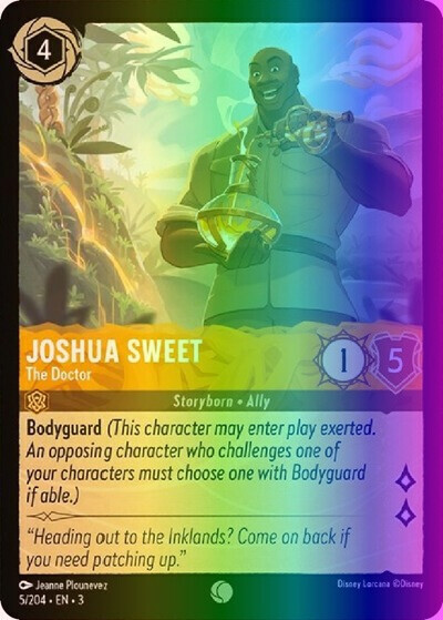 Lorcana Joshua Sweet - The Doctor (5/228) Into the Inklands NM FOIL