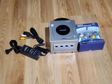 Nintendo Gamecube Console Bundle DOL-101 GC 1 NEW CONTROLLER W/ ALL CORDS 
