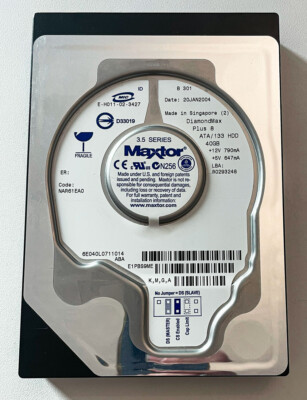 Maxtor DiamonMax Plus 8 40 GB (6E040L0711014) IDE