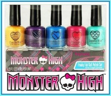 Monster High FREAKY FAB NAIL POLISH Gold Purple Blue Pink Turquoise Color Style