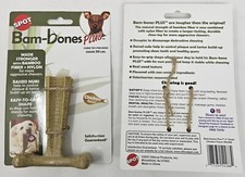 SPOT Bam-Bones Plus 4" Chicken Flavor Dog Chew Qty 2