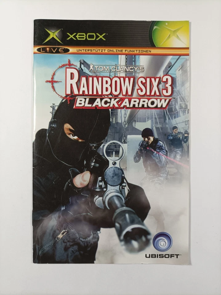 Rainbow Six 3: Black Arrow Microsoft Xbox nur Spielanleitung Booklet #393 - Bild 1 von 2