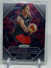Liz Cambage 2021 Prizm WNBA Basketball Fireworks Insert Card #11 Las Vegas Aces