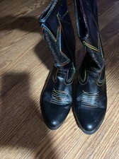 Faded Glory Size 4 Black Boots