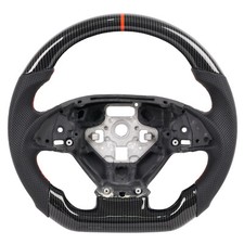 Hydro Dip Carbon Fiber Steering Wheel For Chevy Corvette C7 Z06 Zr1 2014-2019