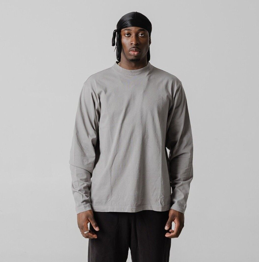 Yeezy Gap Long Sleeve T-Shirt Gray Unreleased Season YZY ALL Yeezy Gap Long Sleeve T-Shirt Gray Unreleased Season YZY ALL