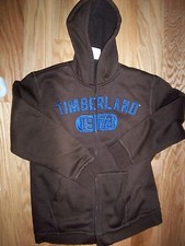 YOUTH, KIDS TIMBERLAND 1973 LOGO, X-LARGE, 20 HEAVY DUTY HOODED JACKET BROWN