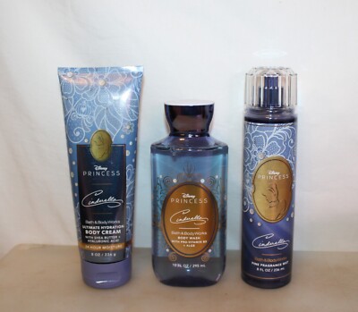 Bath & Body Works Disney Princess Cinderella Body Wash, Body Cream