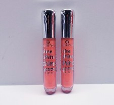 Essence Shine Shine Shine Wetlook Lipgloss, 22 PEACHES CREAM, 5ml Twin pack