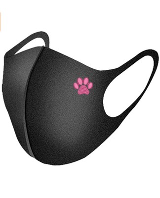 3 Pack Black Reusable Sponge Face Mask – Breathable & Washable Polyester Cloth Face Cover For Adults