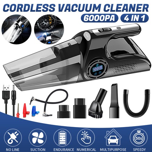 16000Pa Hand Held Vacuum Cleaner Cordless Wet Dry Car Home Duster Air Blower LED - Picture 3 of 84
