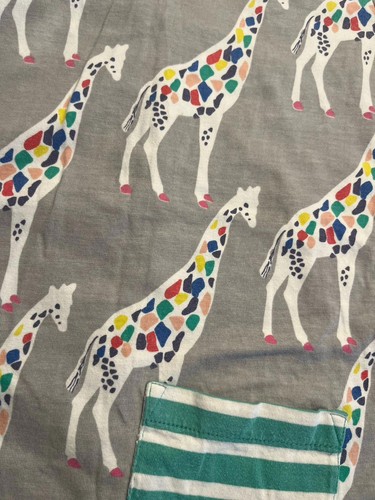 Mini Boden Giraffe Print Tunic with Pockets Girls 7-8 - Picture 3 of 5