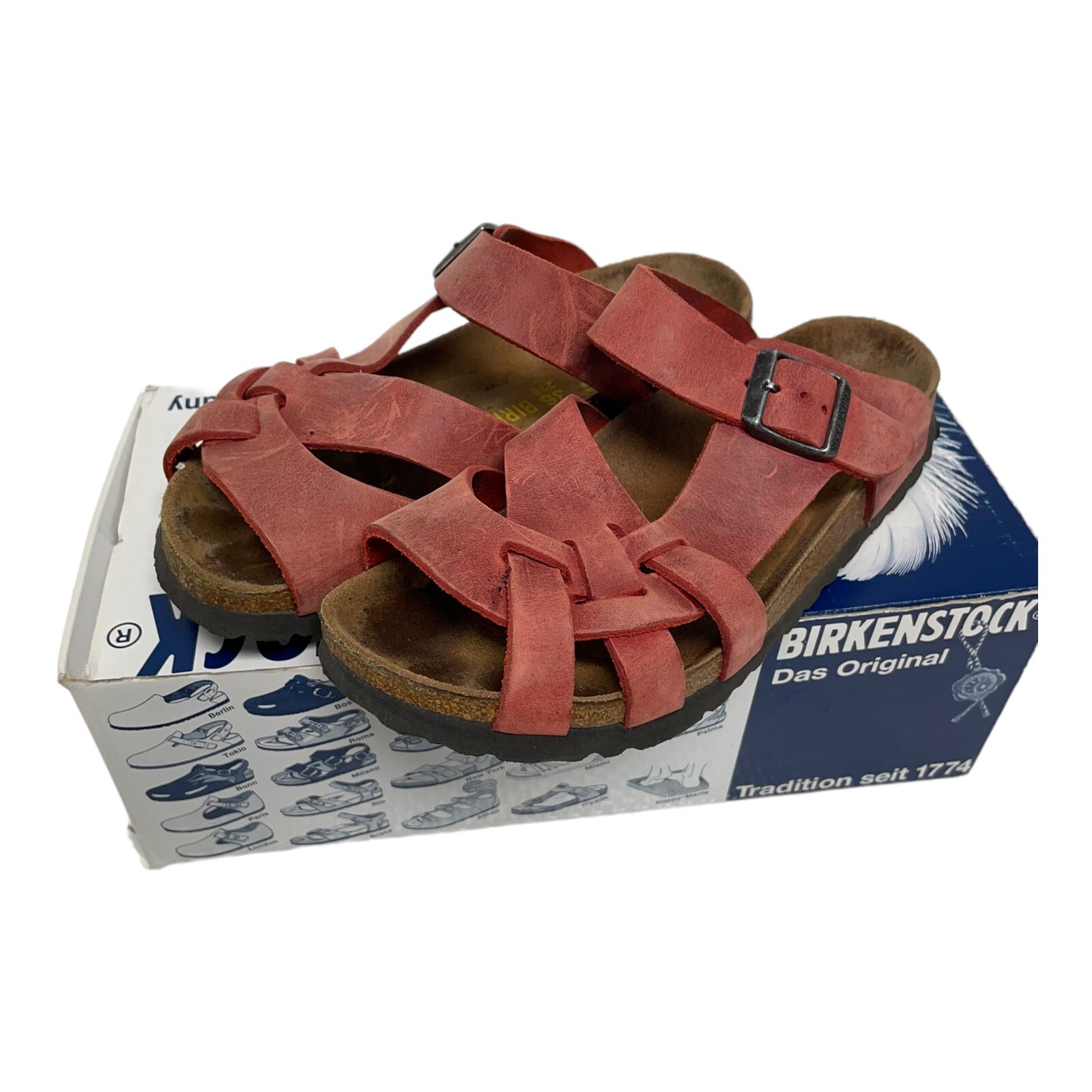 Birkenstock Womens Pisa Birko Flor Sandals Slip On PINK Size Eu 36 US L5 |  eBay