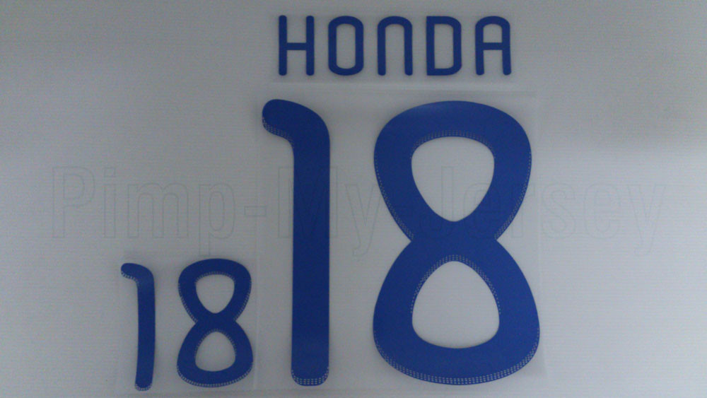 HONDA #18 Japan Away World Cup 2010 Custom-Made Handmade HONDA #18 Japan Away World Cup 2010 Custom-Made Handmade