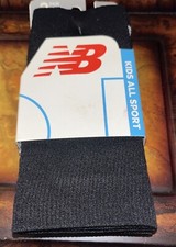 New Balance Kids All Sports Socks Small Black 2 Pairs Smooth Toe Reinforced Heel