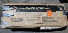 Master Flow F6IFD6X300 6"x22' Insulated Flexible Duct with R6 Silver Jacket