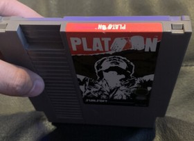 Platoon - Original NES Nintendo Game Tested + Working & Authentic