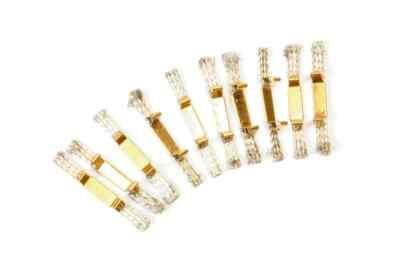 Carrera Double Contact Brushes x10 1/24 & 1/32 Slot Car Parts - No Packaging