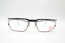 Vintage Carrera 5779 89 Black Copper Oval Glasses Eyeglass Frame NOS
