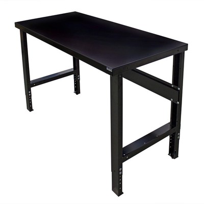 Borroughs Adjustable Height Work Bench With Painted Black Top 34