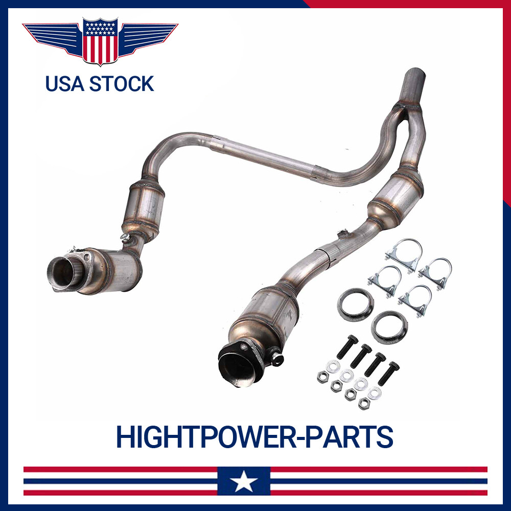 Y-Pipe Front Exhaust Catalytic Converter For Jeep Wrangler JK 3.8L 2007-2009 EPA