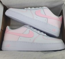 Nike Air Force 1 Gr. 39 Pastell Pink / Rosa Custom Sneaker 