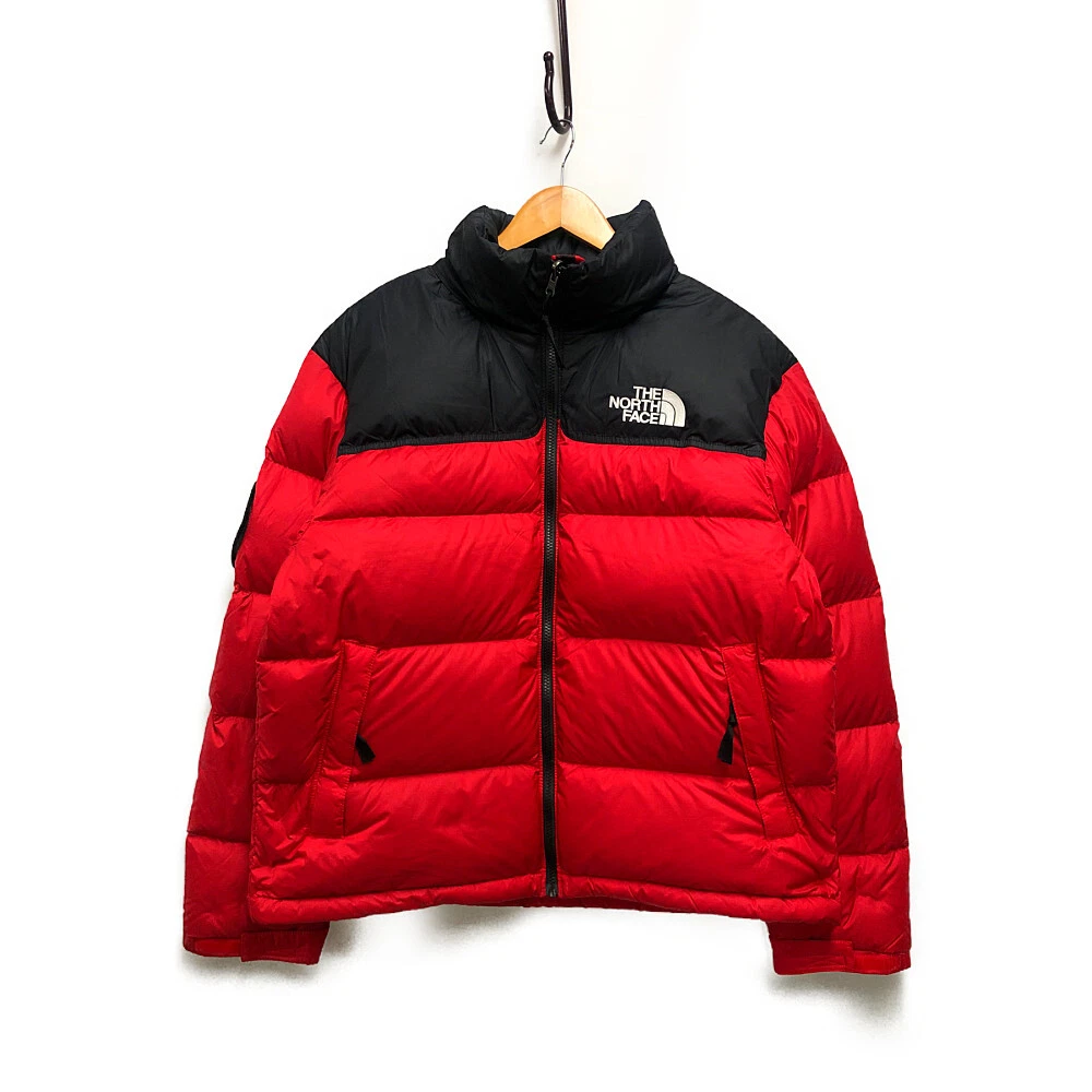 North face retro nuptse cheap red