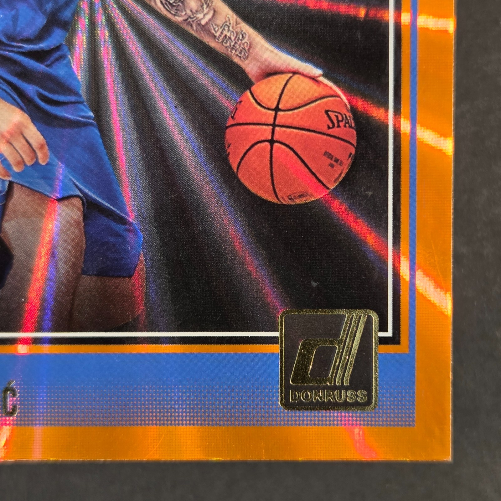 2018 Donruss Luka Doncic Orange Lazer Rated Rookie #177 (RC) view 8
