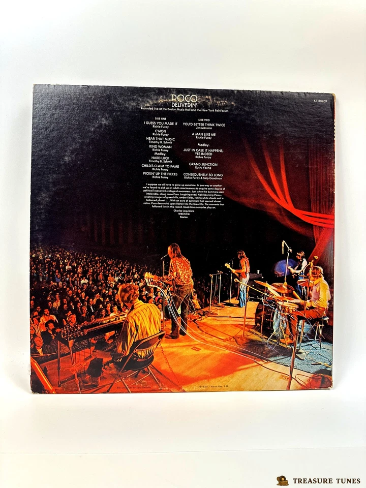 Poco - Deliverin' Vinyl LP [1971] KE 30209 - Image 3 of 4