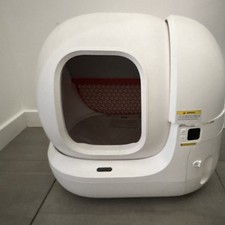 PETKIT Automatic Self-Cleaning Cat Litter Box White with Power Cord