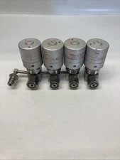 Lot Of 4 Fujikin Incorporated O.P. 3.5-5kgf/cmG (0.34-0.49MPa) | U.S.A. SELLER