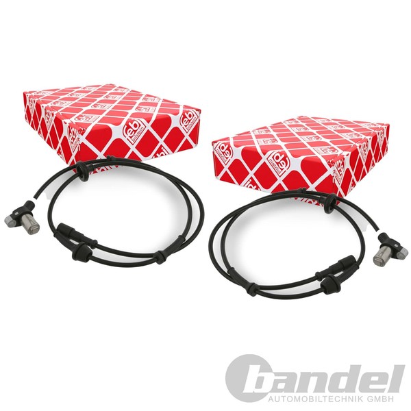 2X febi bilstein ABS-SENSOREN Raddrehzal Vorne Beidseitig Passend FÜR Seat-image