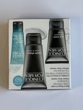 Clinique For Men Fragrance-Free Face Wash Cream Shave Moisturizer Travel Set