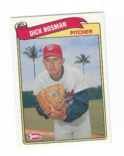 1989 SWELL BASEBALL DICK BOSMAN #124