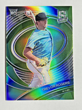 2021 Panini Spectra TREVOR ROGERS Neon Green Prizm #'d 10/30 Rookie Card 149