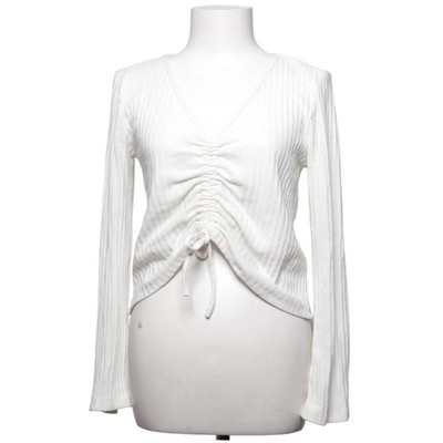 Chiquelle, Top, Größe: M, Weiß, Elasthan/Polyester/Viskose, Einfarbig #orz