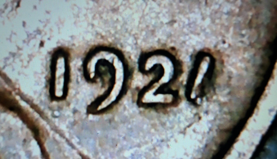 1921-P Lincoln Wheat Penny,  Error, Slanted Number "1" In The Date - Image 4 of 4