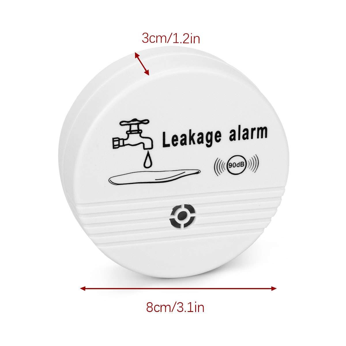 Intelligent Water Leak Detector Alarm 90dB Voice Water Leak Sensor Flood Alert