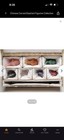 Chinese Carved Stone Elephant Figurine Set w/ Display Stand & Storage Box — photo 9