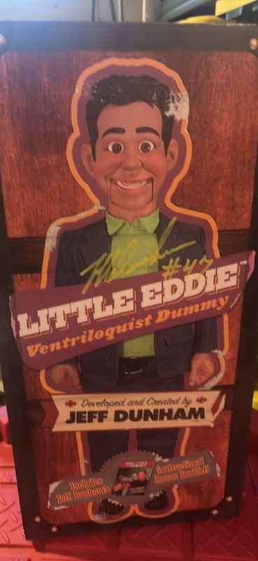 Jeff Dunham Little Eddie Ventriloquist Dummy Original Television Figure in Box