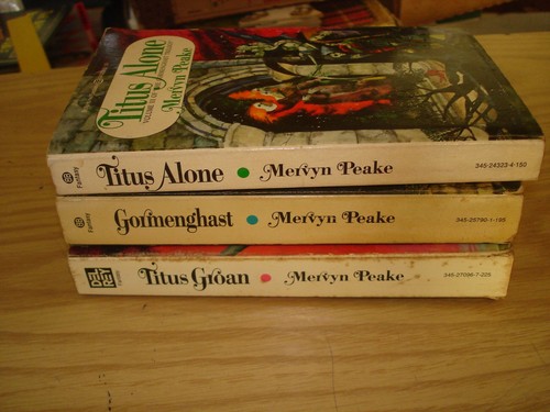 Mervyn Peake set of 3 paperbacks Gormenghast Trilogy fantasy novels 1970s - Picture 2 of 2