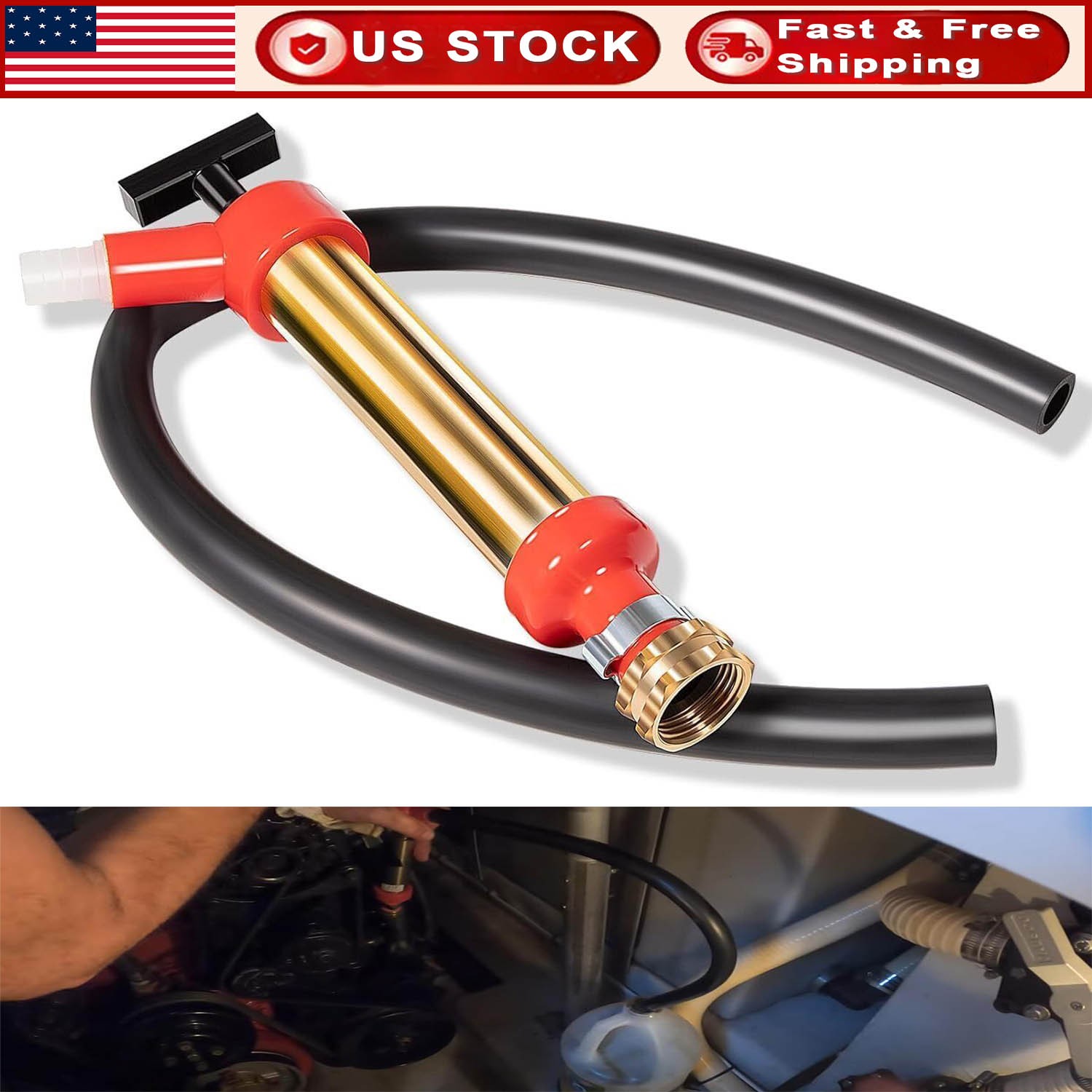 Drain Hand Pump, Boat Oil Change Pump Fits For Omc